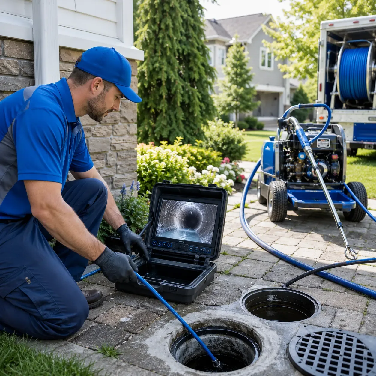 Outdoor drain cleaning professionals serving Olustee, OK